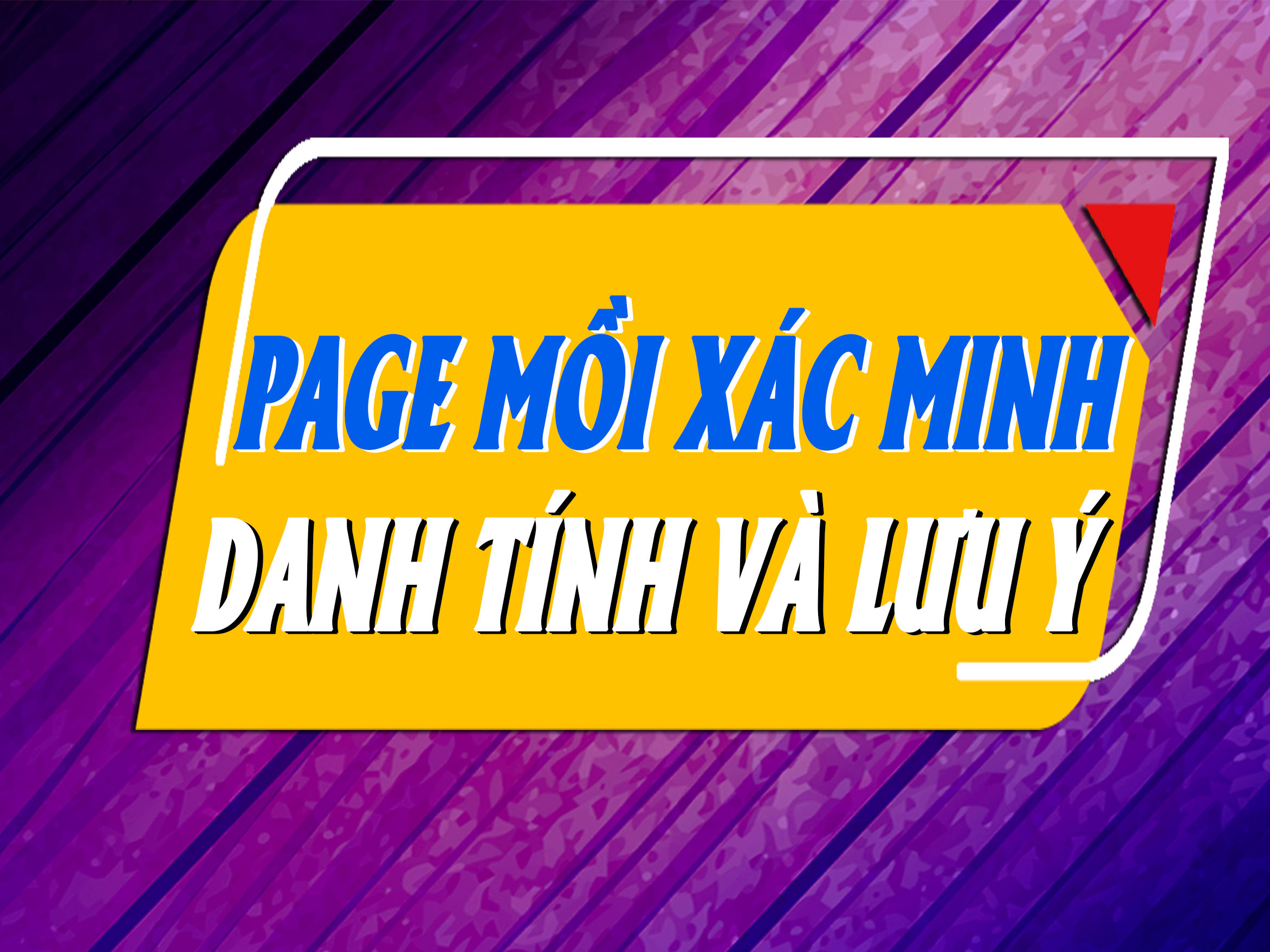 Page mồi xác minh danh tính và lưu ý khi xác minh danh tính lại ...