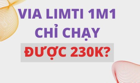 Via limit 1M1 nhưng lại báo limit 230k/Ngày